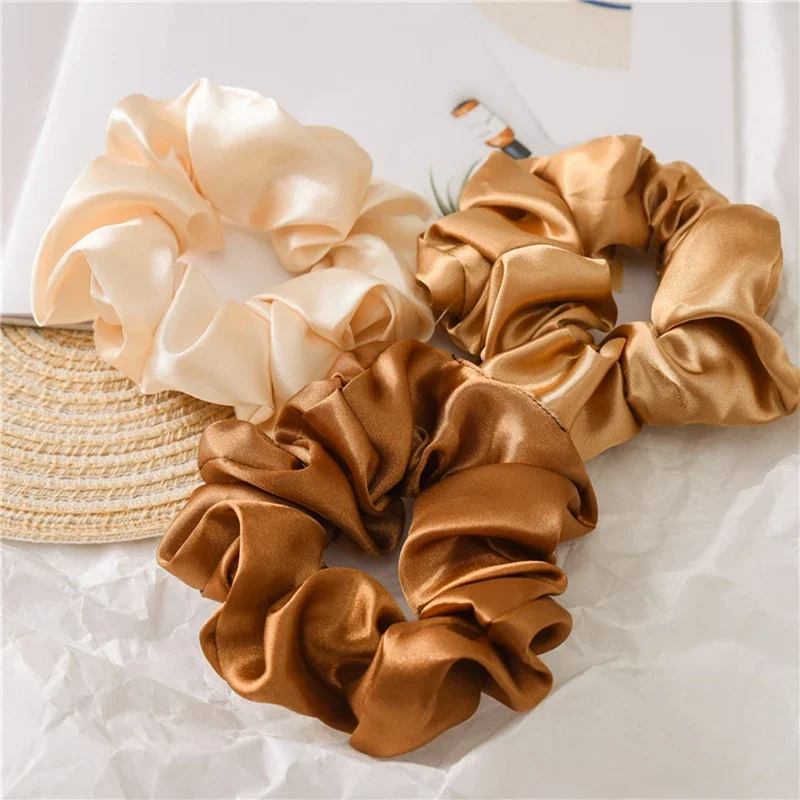 Handmade Headband Silk Women Ponytail Hair Holder Scrunchie Band Silk Multicolor Hair Satin Elastic Accessories Color Solid
Handmade Headband Silk Women Ponytail Hair Holder Scrunchie Band Silk Multicolor Hair Satin Elastic Accessories Color Solid
