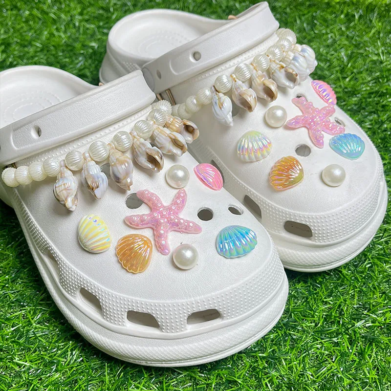 Hole Shoe Buckle Croc Charms Shell Shoe Chain Sandal Accessories DIY Starfish Jewelry Flower Shoe Buckle Chain Decoration New
Hole Shoe Buckle Croc Charms Shell Shoe Chain Sandal Accessories DIY Starfish Jewelry Flower Shoe Buckle Chain Decoration New