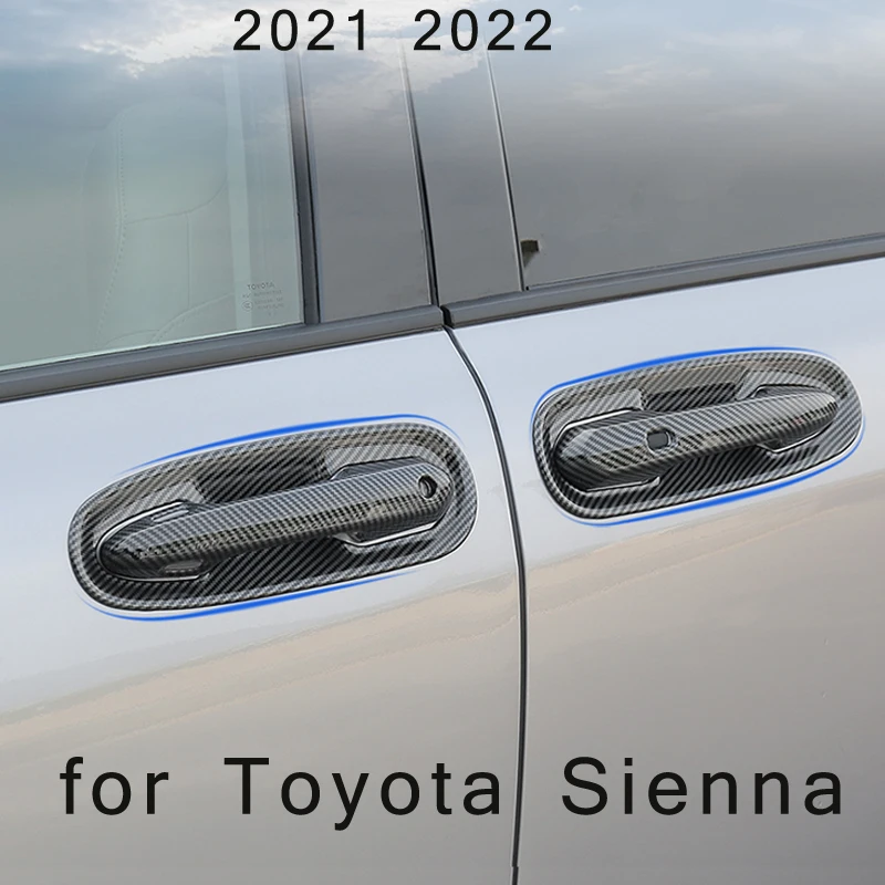 LHD Door Handle Cover Trim For Toyota Sienna XL40 2022 2021 Car Accessories Plastic Imitation Carbon Fiber
LHD Door Handle Cover Trim For Toyota Sienna XL40 2022 2021 Car Accessories Plastic Imitation Carbon Fiber