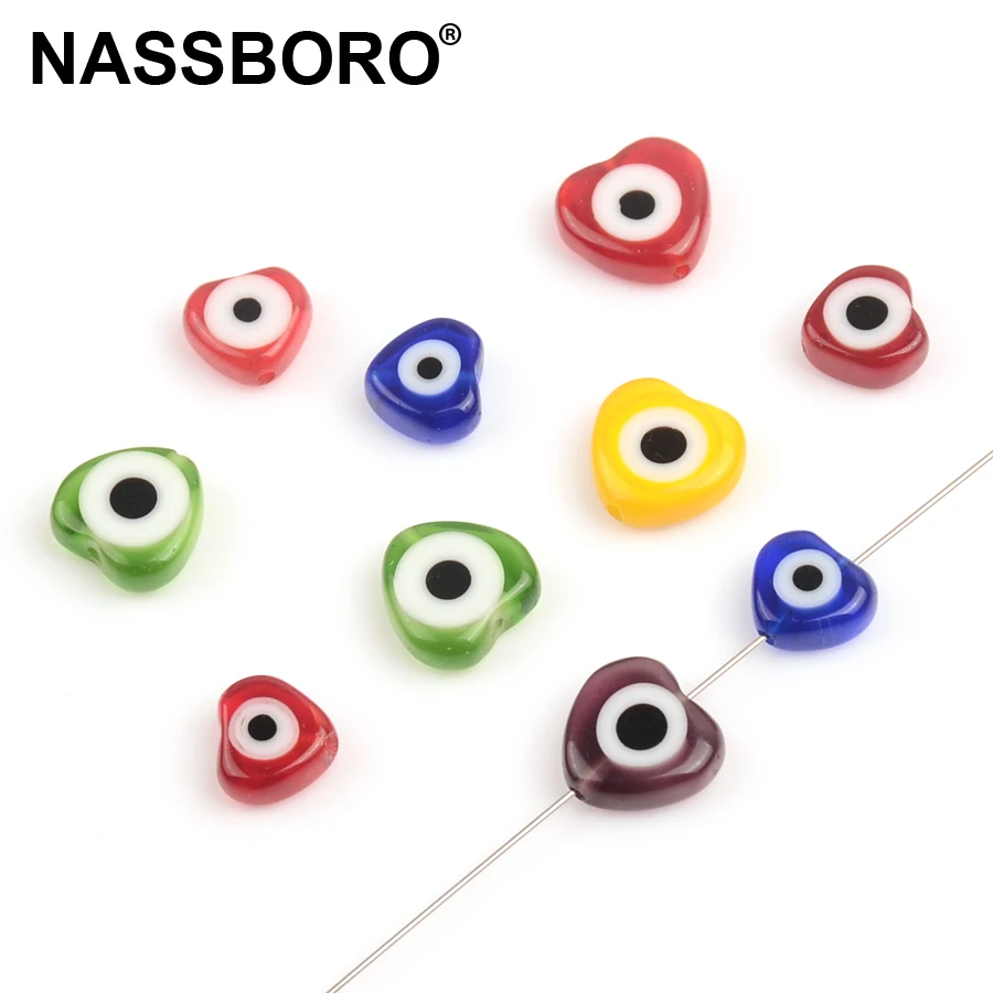 Heart Shape Eye Beads 8mm 10mm Colorful Beads Round Charm Lampwork Evil Glass Beads for Jewelry Making DIY Wholesale
Heart Shape Eye Beads 8mm 10mm Colorful Beads Round Charm Lampwork Evil Glass Beads for Jewelry Making DIY Wholesale