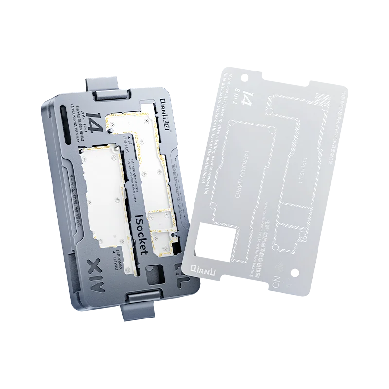 QIANLI iSocket для iPhone 14 14Plus 14Pro 14Promax, тестовое приспособление для материнской платы для IPHONE, двухуровневый тестер функций материнской платы
QIANLI iSocket для iPhone 14 14Plus 14Pro 14Promax, тестовое приспособление для материнской платы для IPHONE, двухуровневый тестер функций материнской платы