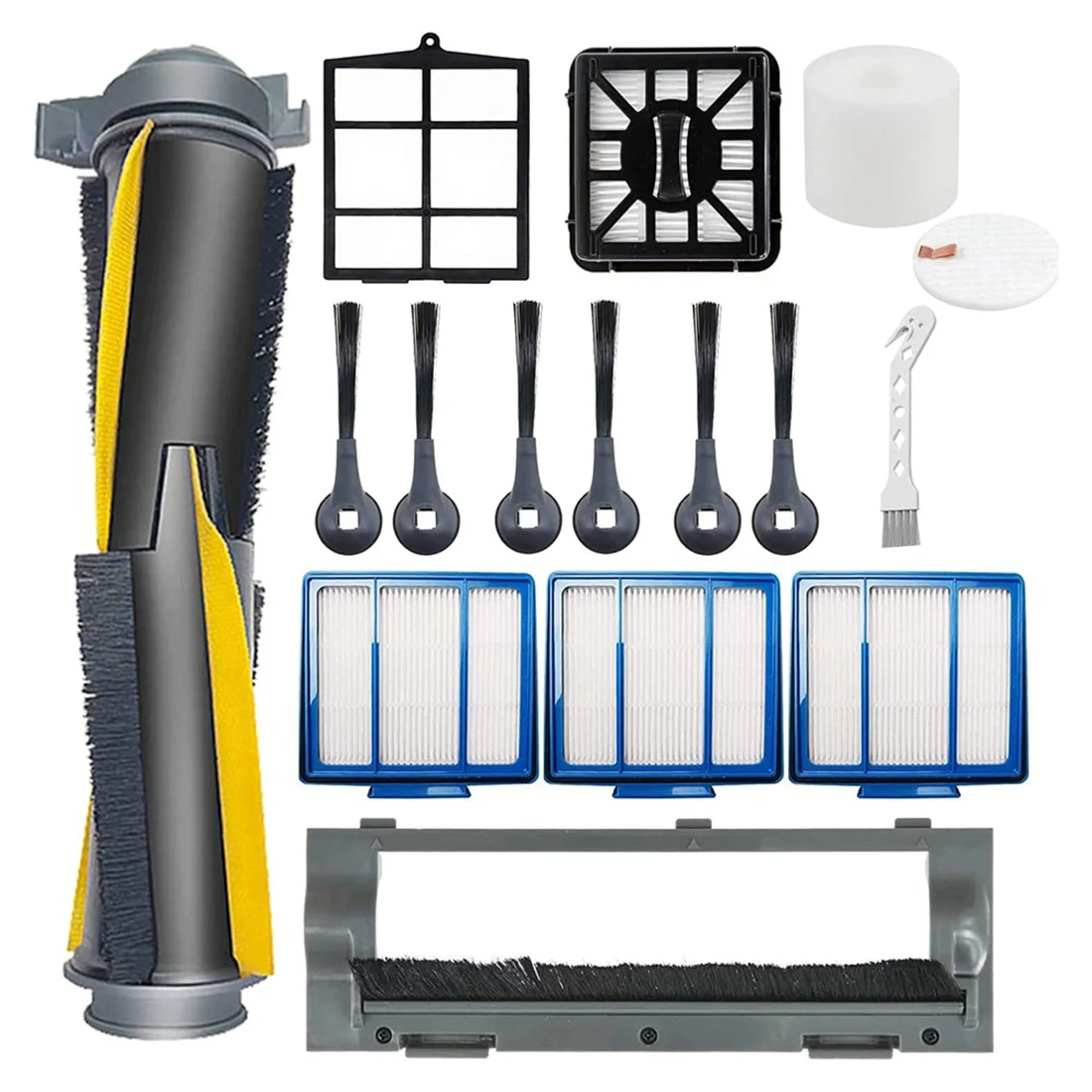 1 комплект запасных частей, набор аксессуаров, совместимых с Shark IQ R101AE (RV1001AE), IQ R101 (RV1001)
1 комплект запасных частей, набор аксессуаров, совместимых с Shark IQ R101AE (RV1001AE), IQ R101 (RV1001)