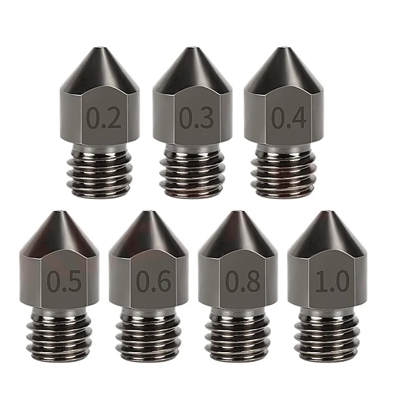 3D printer accessories MK8 hardening steel nozzle 1.75/3.0 consumable hard steel print head
3D printer accessories MK8 hardening steel nozzle 1.75/3.0 consumable hard steel print head