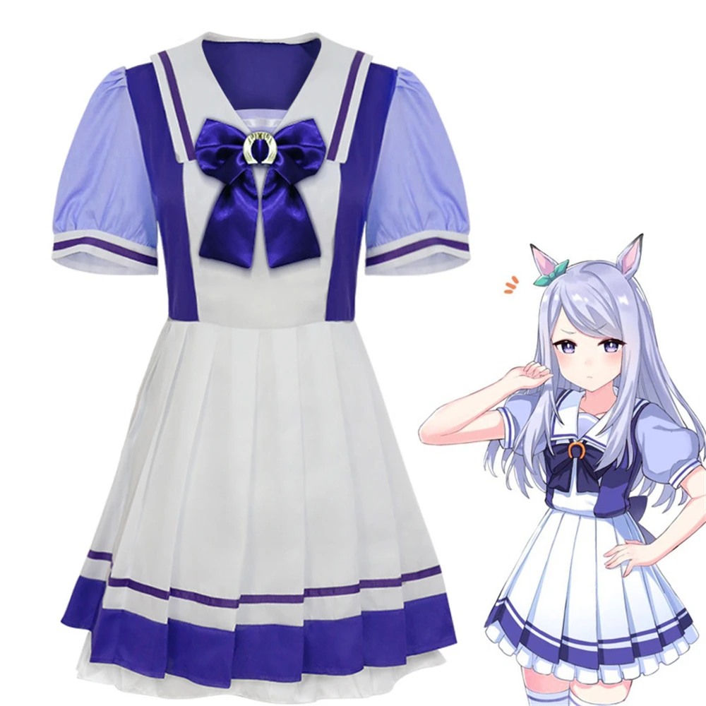 Pretty Derby.Tracy Summer Short-sleeved School Uniform.Female Humanoid Horse Racing.Anime CostumeCosplay
Pretty Derby.Tracy Summer Short-sleeved School Uniform.Female Humanoid Horse Racing.Anime CostumeCosplay