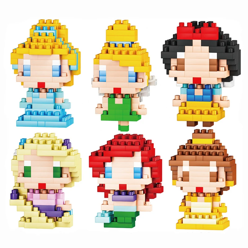 Disney Princess Micro Building Blocks Snow White Ariel Cinderella Belle Anime Mini Bricks Figures Toy For Children Birthday Gift
Disney Princess Micro Building Blocks Snow White Ariel Cinderella Belle Anime Mini Bricks Figures Toy For Children Birthday Gift