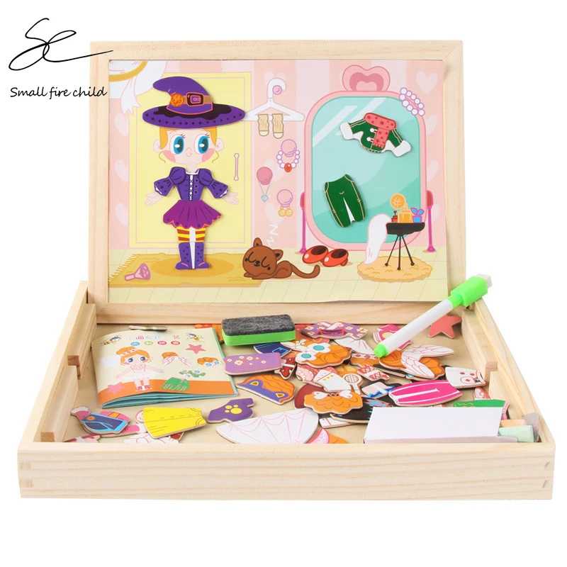 New Multi-function Double-sided Wooden Jigsaw Puzzles Variety / Cartoon / English / Ice Cream Drawing Board Educational Toys
New Multi-function Double-sided Wooden Jigsaw Puzzles Variety / Cartoon / English / Ice Cream Drawing Board Educational Toys