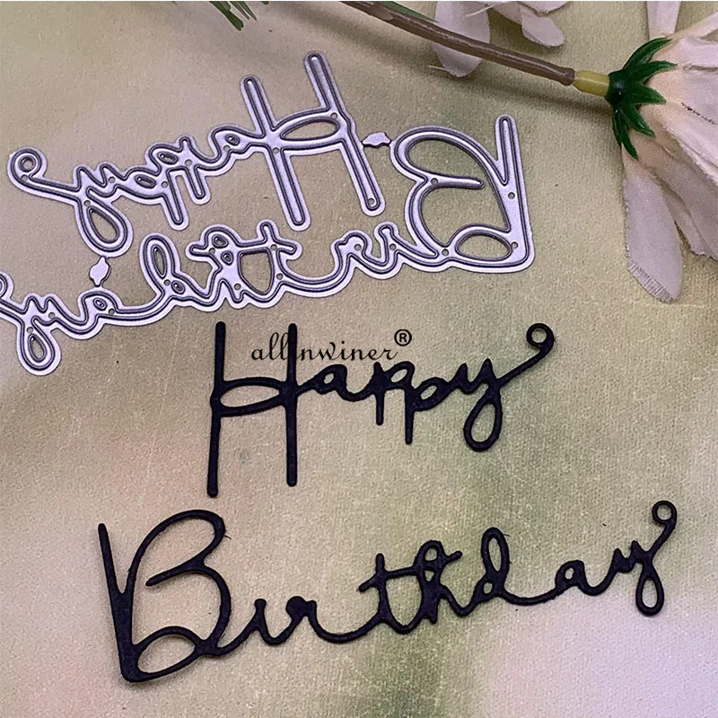 Happy birthday letters Metal Cutting Dies Stencils Die Cut for DIY Scrapbooking Album Paper Card Embossing
Happy birthday letters Metal Cutting Dies Stencils Die Cut for DIY Scrapbooking Album Paper Card Embossing