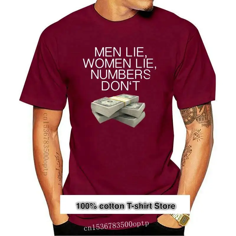 Camiseta Unisex para hombre y mujer, ropa con estampado de números, no miente (camisas oscuras)
Camiseta Unisex para hombre y mujer, ropa con estampado de números, no miente (camisas oscuras)
