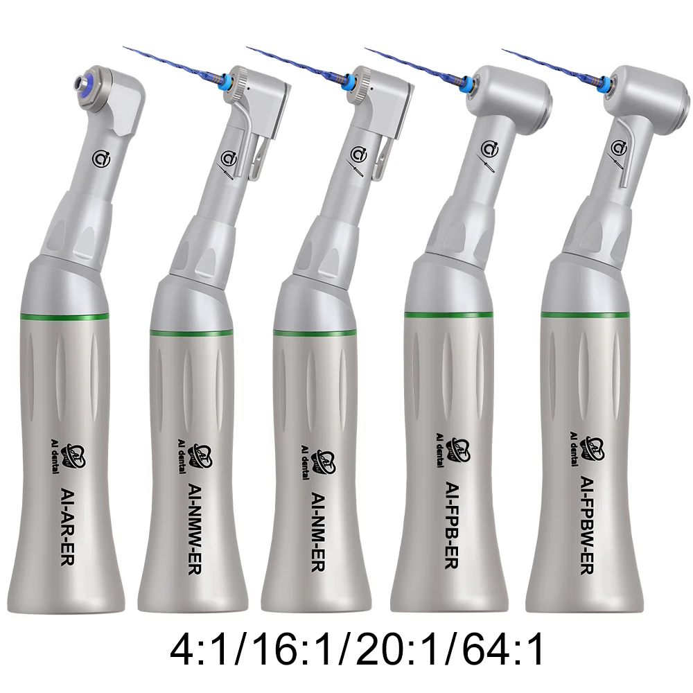Brushless Motor Contra Angle Low Speed Dental Handpiece 4:1/16:1/20:1/64:1 Reduction Non-Optic Oral Hygiene Surgical Tools
Brushless Motor Contra Angle Low Speed Dental Handpiece 4:1/16:1/20:1/64:1 Reduction Non-Optic Oral Hygiene Surgical Tools