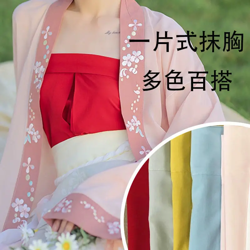 7 Colors Song Dynasty One Piece Tube Tops For Women Chinese Traditional Costumes Summer Casual Hanfu Dress Inner Top Plus Size
7 Colors Song Dynasty One Piece Tube Tops For Women Chinese Traditional Costumes Summer Casual Hanfu Dress Inner Top Plus Size