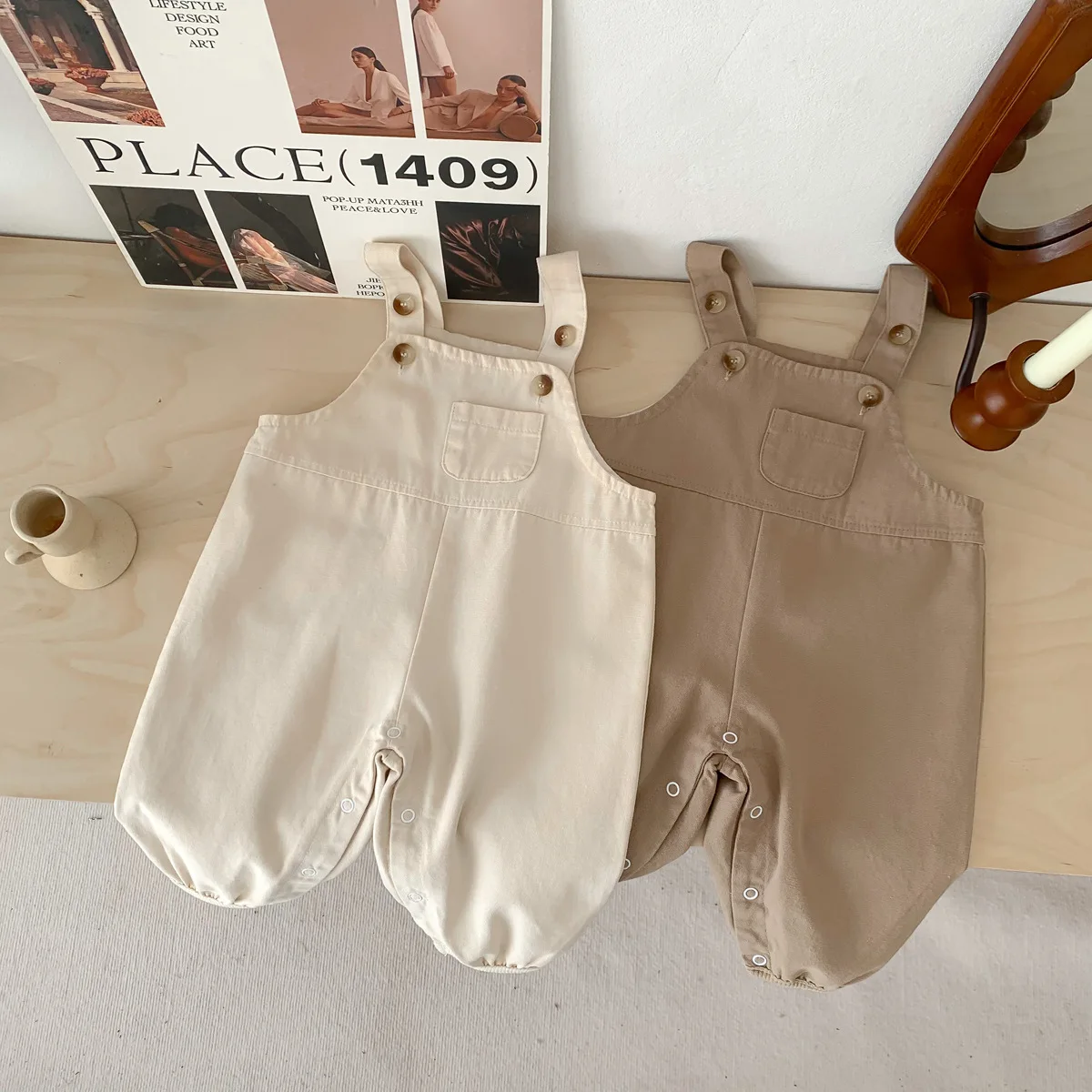 Spring New Korean Edition INS Infant Pants Boys and Girls' Casual Open Strap Pants Adjustable Shoulder Straps 1-3Y
Spring New Korean Edition INS Infant Pants Boys and Girls' Casual Open Strap Pants Adjustable Shoulder Straps 1-3Y