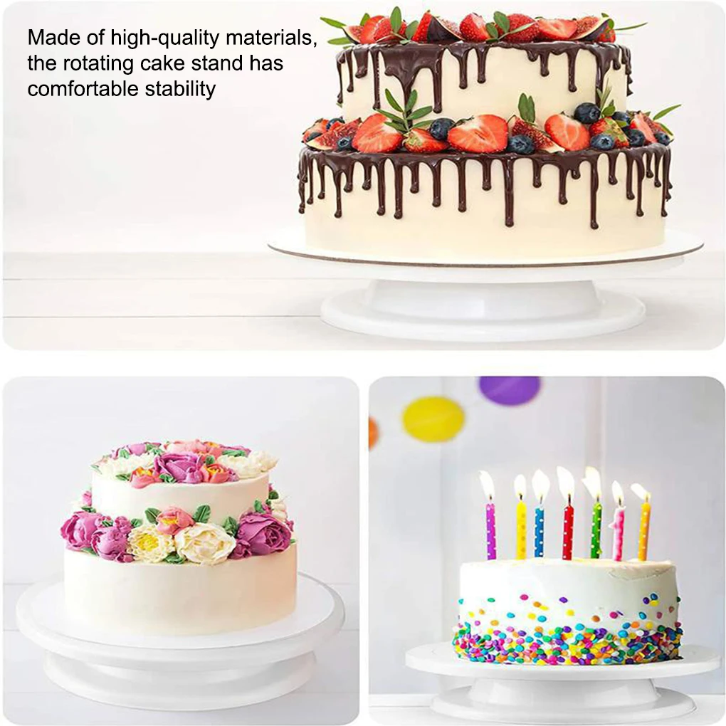 Pack of 7 Cake Decorating Set Kitchen Rotating Turntable Baking Spinning Non-stick Washable Fondant Smoothing Supplies
Pack of 7 Cake Decorating Set Kitchen Rotating Turntable Baking Spinning Non-stick Washable Fondant Smoothing Supplies