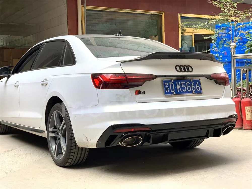 Рассеиватель губ заднего бампера для Audi B10 A4 S4 RS4 S-line Sedan 2020 2021 2022 +
Рассеиватель губ заднего бампера для Audi B10 A4 S4 RS4 S-line Sedan 2020 2021 2022 +
