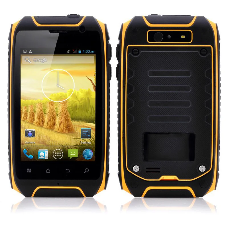 

Rugged Smartphone 3.5" 512MB RAM 4GB ROM CellPhone MTK6572 Dual Core Android 4.2 5.0MP 2200mah 3G WCDMA GPS WIFI Moblie Phone