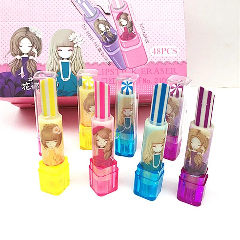 Lipstick Colorful Eraser 1PCS Ice Cream Shape Rotary Rubber Stationery Kids Students Gift School Office Supplies for Pencil
Lipstick Colorful Eraser 1PCS Ice Cream Shape Rotary Rubber Stationery Kids Students Gift School Office Supplies for Pencil