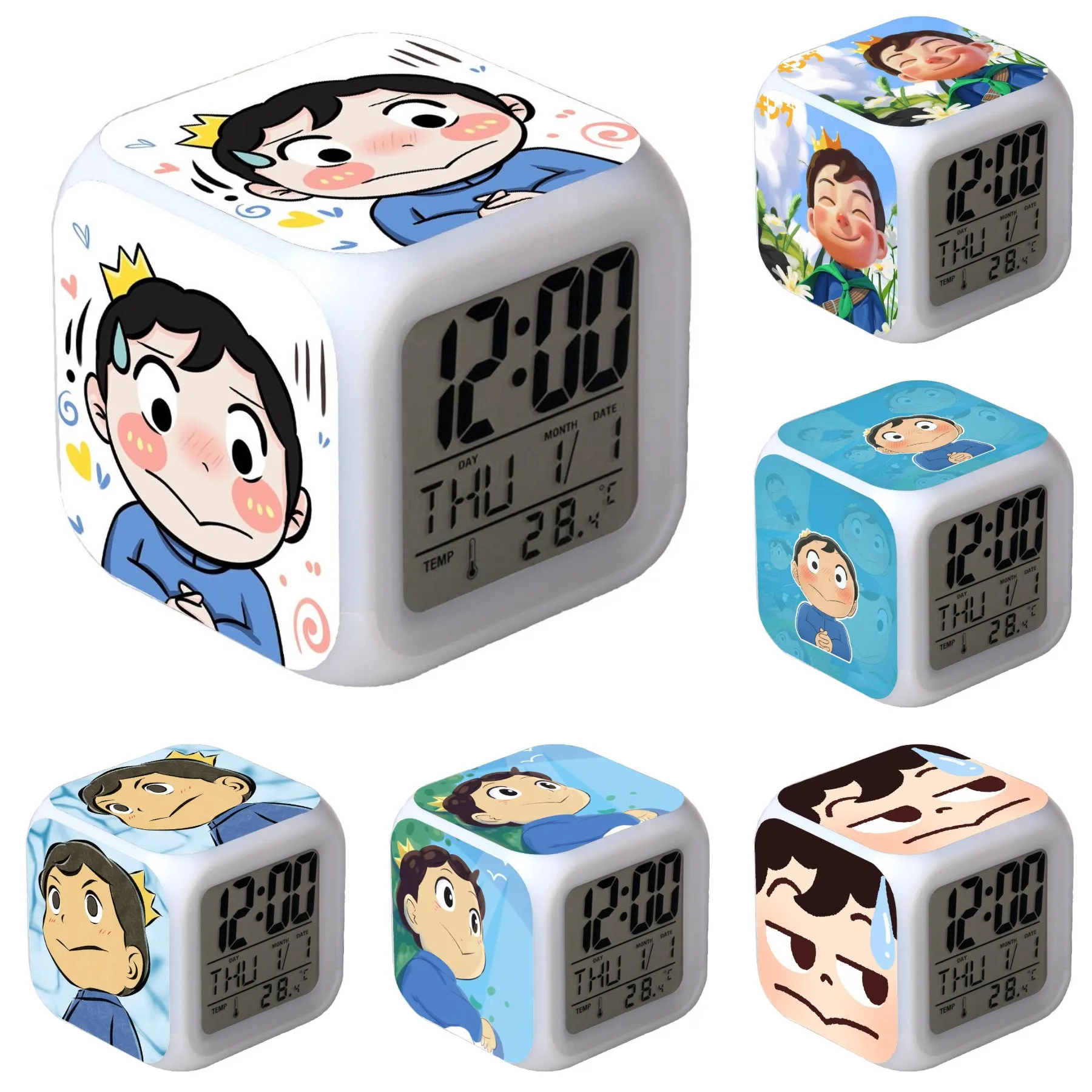 Hot Anime Ranking of Kings 7 Color Change LED Digital Alarm Clock Night Light Colorful Change Clock Cartoon Cute Kids Alarm
Hot Anime Ranking of Kings 7 Color Change LED Digital Alarm Clock Night Light Colorful Change Clock Cartoon Cute Kids Alarm
