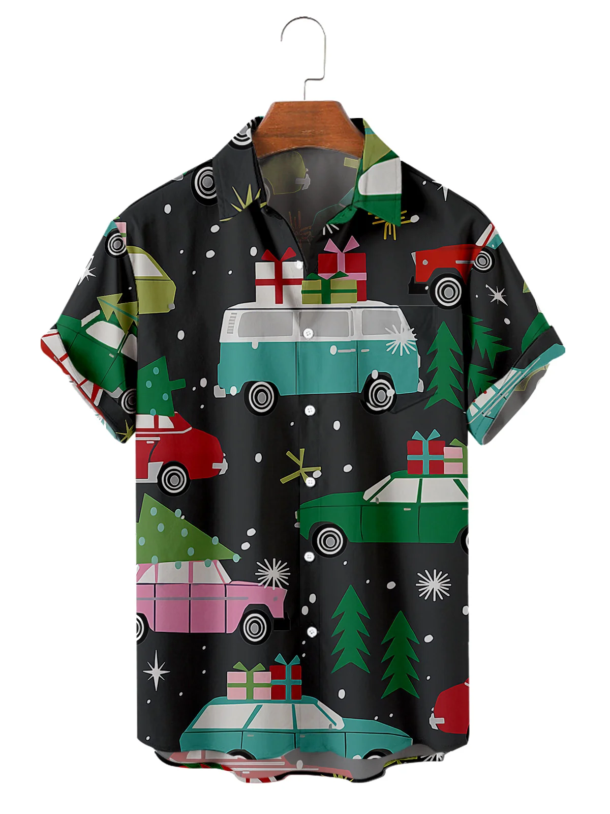 2022 Men's Short Sleeve Lapel Shirt Large Size Christmas 3 3D Printed Men's Shirt with Pockets
2022 Men's Short Sleeve Lapel Shirt Large Size Christmas 3 3D Printed Men's Shirt with Pockets