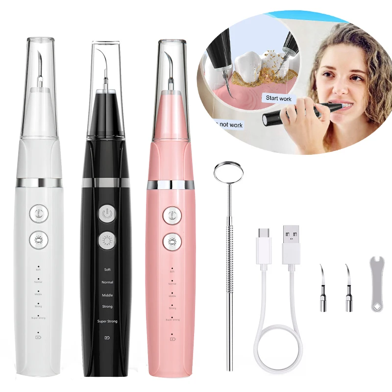 Electric Dental Calculus Remover 5 Modes Teeth Cleaning Ultrasonic Stain Plaque Removal with Mirror
Electric Dental Calculus Remover 5 Modes Teeth Cleaning Ultrasonic Stain Plaque Removal with Mirror
