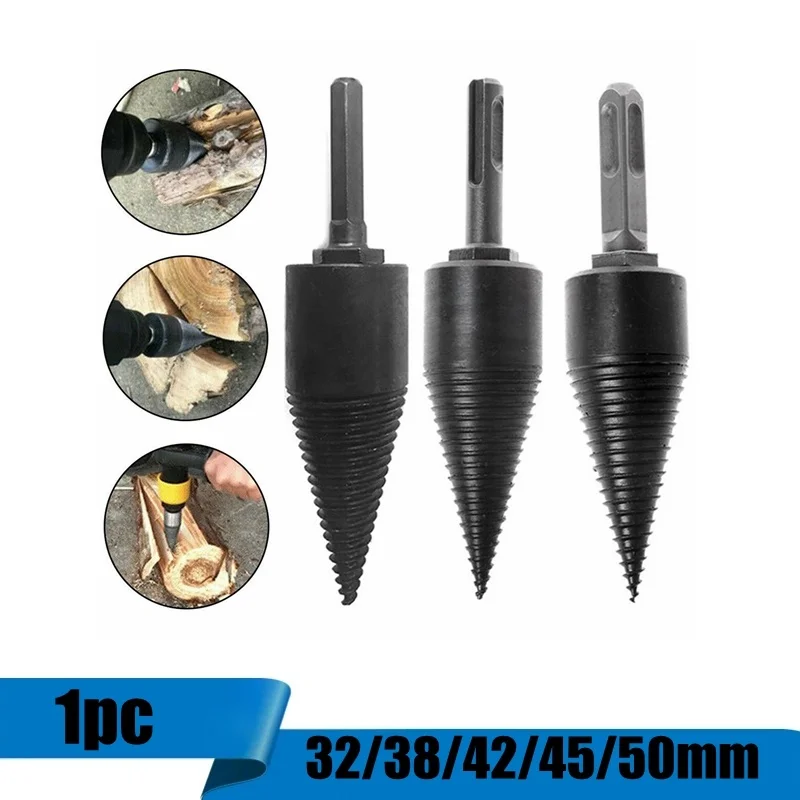 1pc 32-50mm Firewood Splitter Drill Bit Round / square / hexagonal handle Shank Wood Split Cone Drill Bit Woodworking Tools
1pc 32-50mm Firewood Splitter Drill Bit Round / square / hexagonal handle Shank Wood Split Cone Drill Bit Woodworking Tools