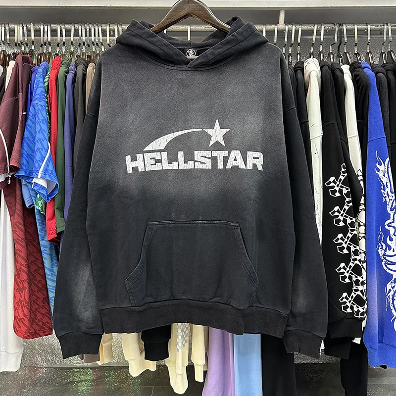 2023 Hellstar Hoodies Men Woman Fracture Letter Printing Vintage Pullover Sweatshirts Outdoor Classic All-match
2023 Hellstar Hoodies Men Woman Fracture Letter Printing Vintage Pullover Sweatshirts Outdoor Classic All-match