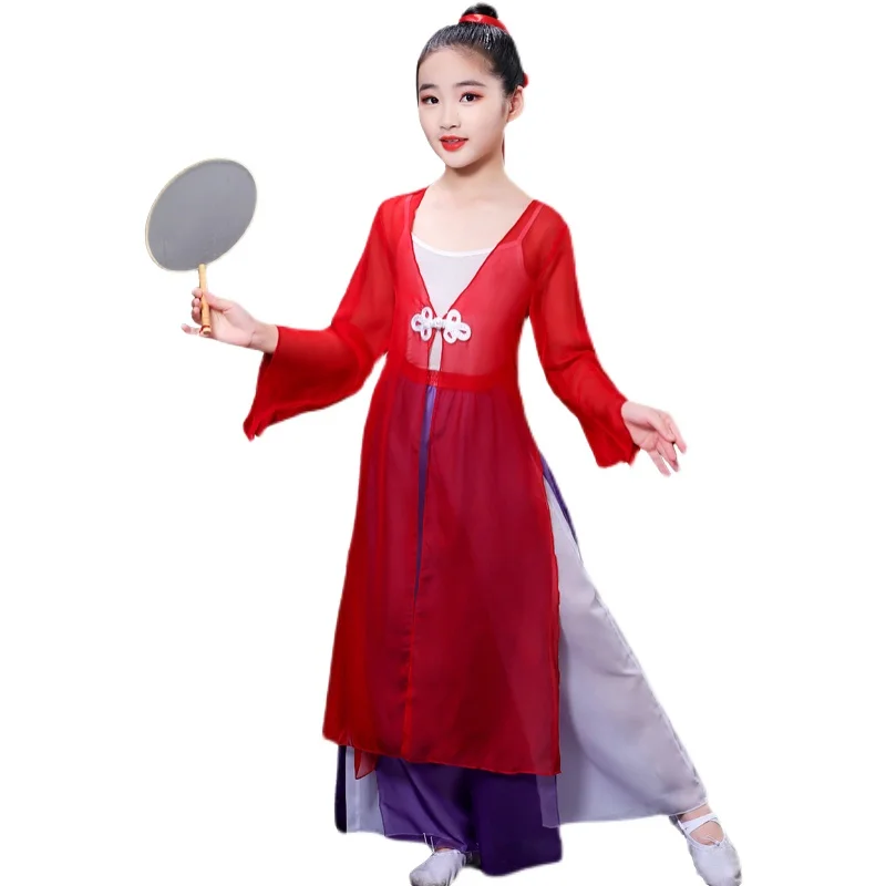 Children's Yangko dance costume Girl classical dance fan dance dress Chinese style Hanfu stage performance costume
Children's Yangko dance costume Girl classical dance fan dance dress Chinese style Hanfu stage performance costume