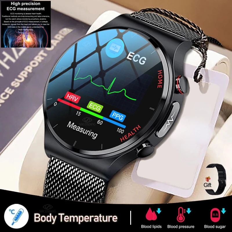 For Samsung Xiaomi Huawei Laser Treatment Three High Smart Watch Men ECG PPG Heart Rate Blood Pressure Temperature Smart Watch
For Samsung Xiaomi Huawei Laser Treatment Three High Smart Watch Men ECG PPG Heart Rate Blood Pressure Temperature Smart Watch