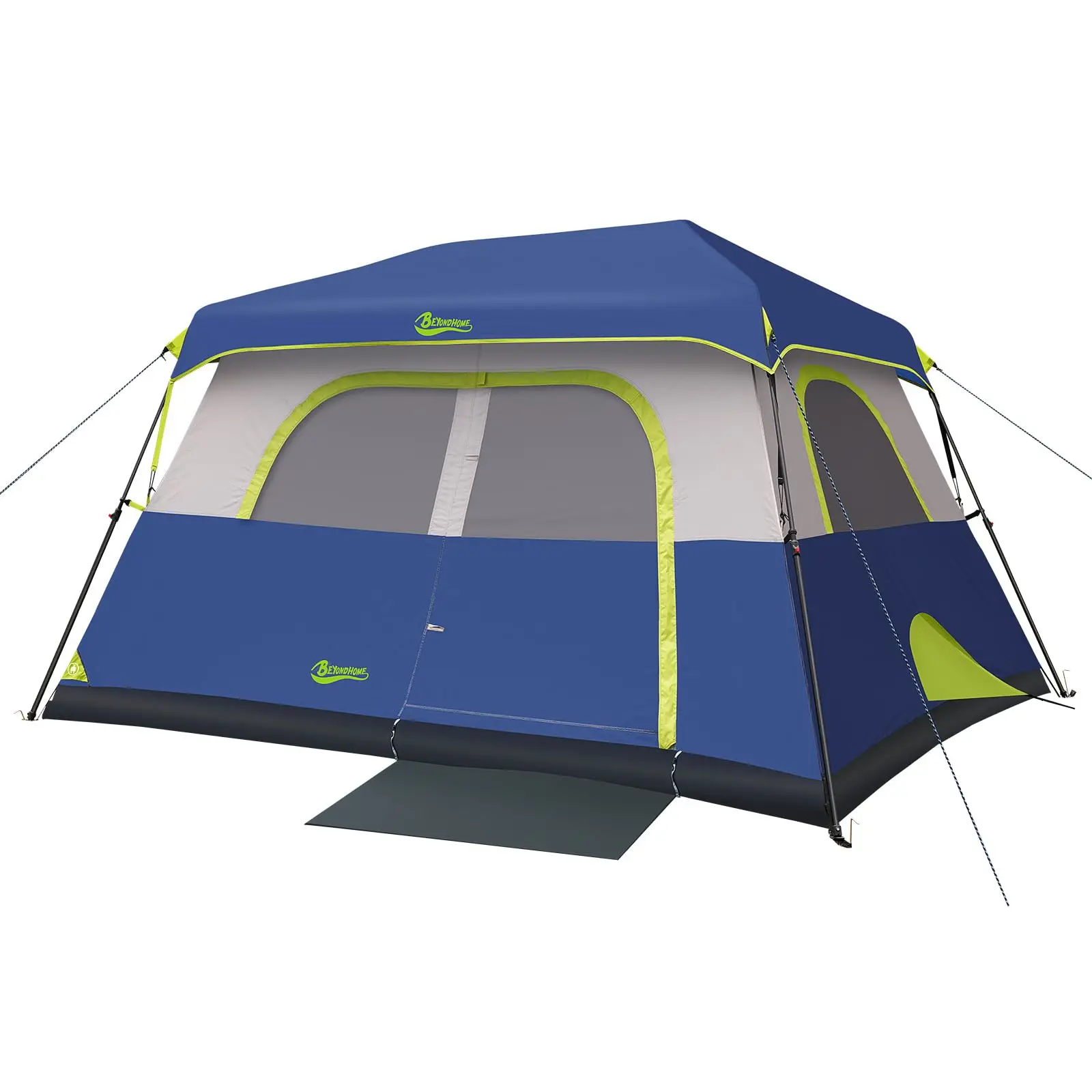 

BeyondHOME мгновенная каюта палатка, 4 человек/6 человек, палатка для кемпинга, установка за 60 секунд с Rainfly & Ветрозащитная палатка с сумкой для переноски f