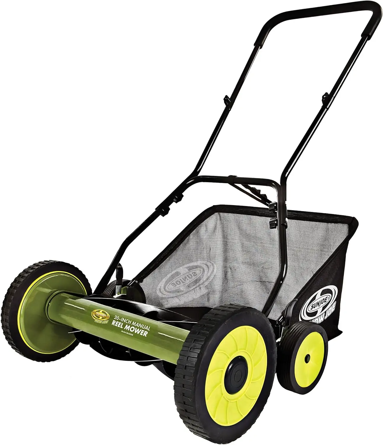 MJ502M Reel Mower w/ 8.5-Gallon, 9-Position Height Adjustment, Foam Grip, Compact Design, Green, 20-Inch Manual w/Grass Catcher
MJ502M Reel Mower w/ 8.5-Gallon, 9-Position Height Adjustment, Foam Grip, Compact Design, Green, 20-Inch Manual w/Grass Catcher