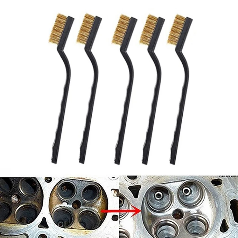 6Pcs 15cm Remove Rust Brush Brass Cleaning Polishing Metal Brushes Brass Wire Steel Wire Nylon Brush Clean Tools Home Kits
6Pcs 15cm Remove Rust Brush Brass Cleaning Polishing Metal Brushes Brass Wire Steel Wire Nylon Brush Clean Tools Home Kits