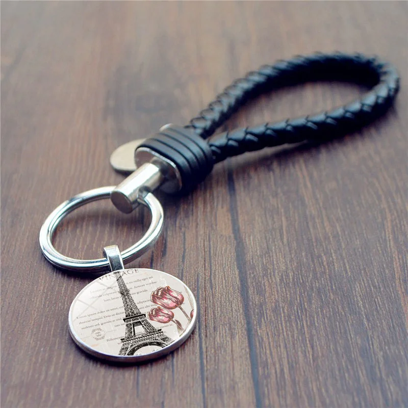 YW GAIRU Junjou Romantica Eiffel Tower Braided Leather Rope Key Ring Strap Groovy Women Keychain Jewelry Creative Small Gift
YW GAIRU Junjou Romantica Eiffel Tower Braided Leather Rope Key Ring Strap Groovy Women Keychain Jewelry Creative Small Gift