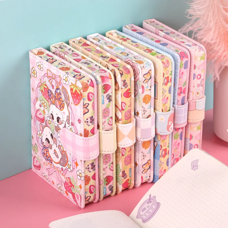 256 Page Children Cute Notebook Color Page Illustration Magnetic Button Soft Leather Diary Student Planner Agenda Notepad Book
256 Page Children Cute Notebook Color Page Illustration Magnetic Button Soft Leather Diary Student Planner Agenda Notepad Book