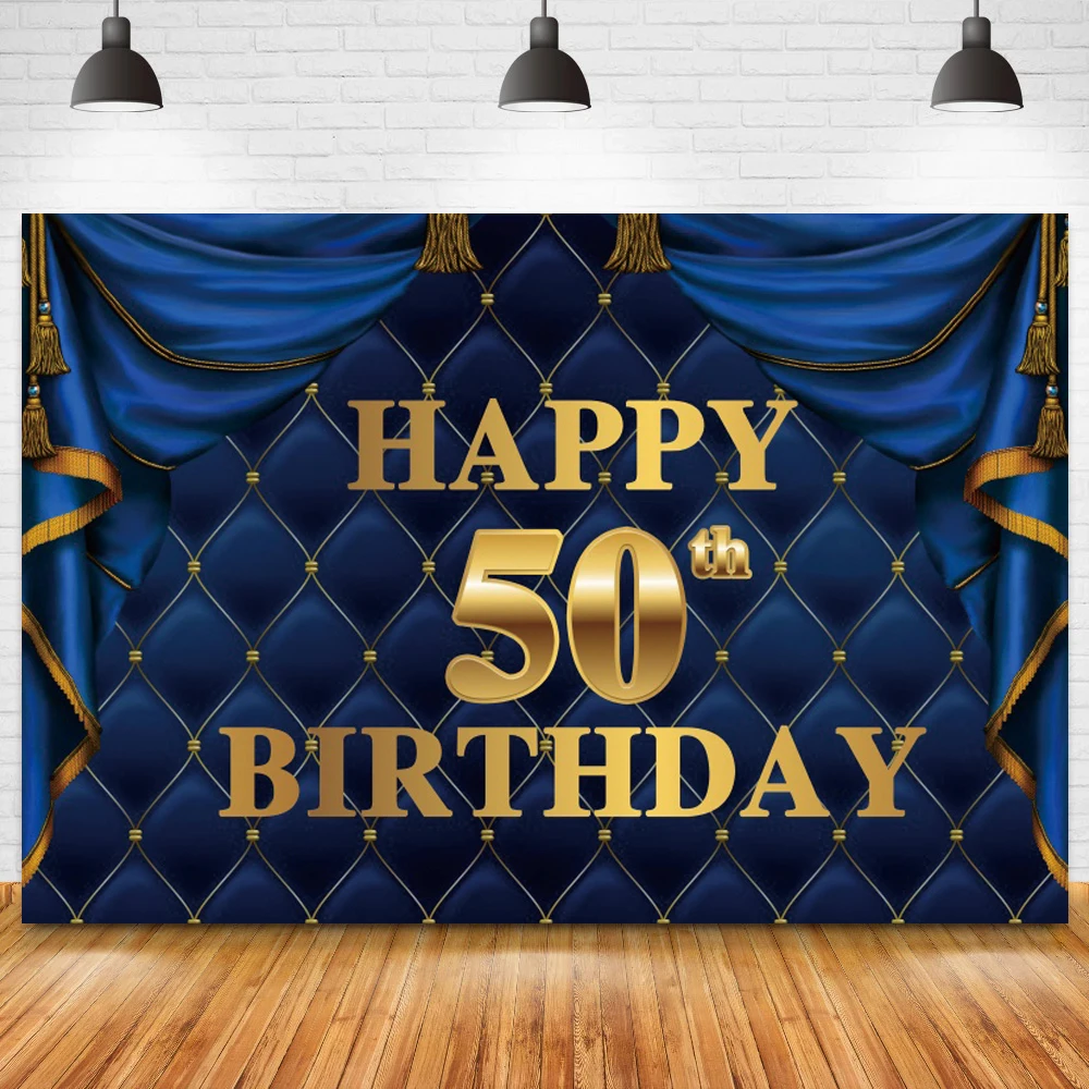 Royal Blue Curtain Headboard Pattern Happy 50th Birthday Backdrop Photography Custom Newborn Baby 30 40th Celebration Background
Royal Blue Curtain Headboard Pattern Happy 50th Birthday Backdrop Photography Custom Newborn Baby 30 40th Celebration Background