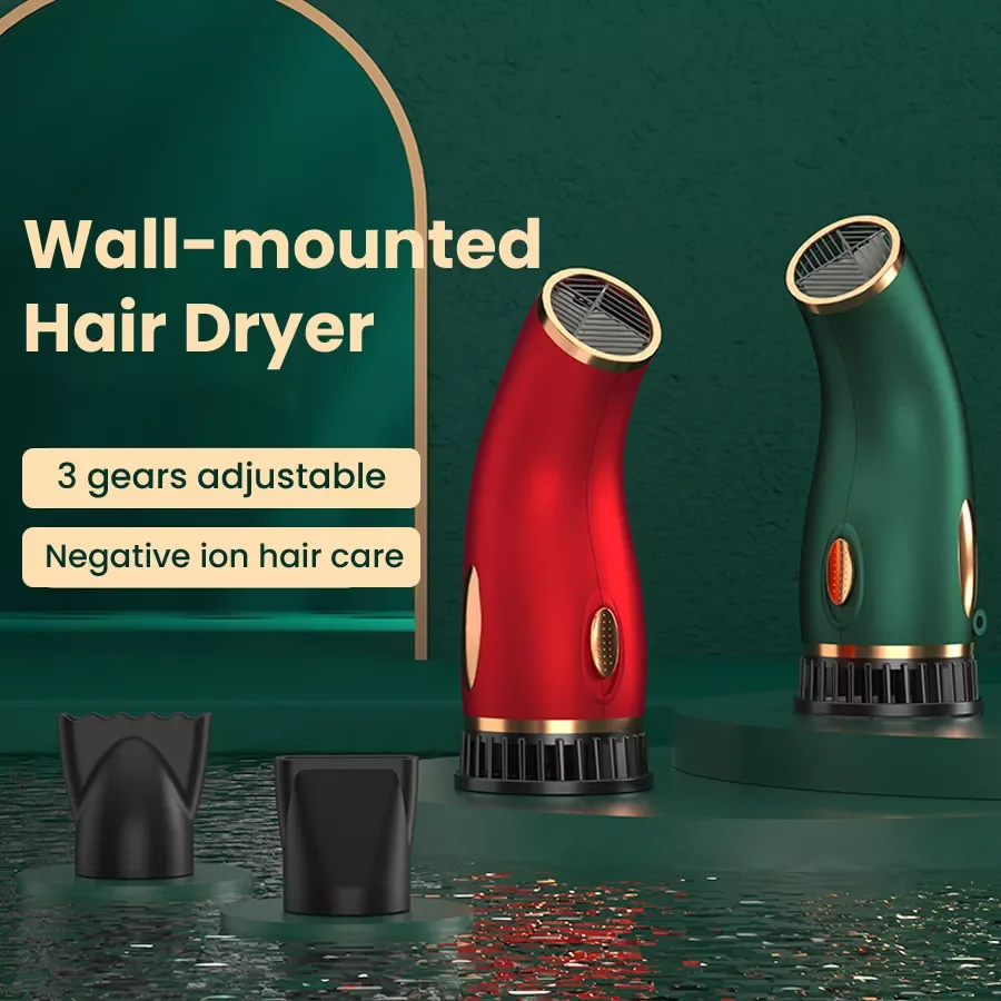 Wall Mounted Hair Dryer Household Heating Air Hair Dryer home Appliances High Power Blue Light Anion anti-static 3 Gears
Wall Mounted Hair Dryer Household Heating Air Hair Dryer home Appliances High Power Blue Light Anion anti-static 3 Gears
