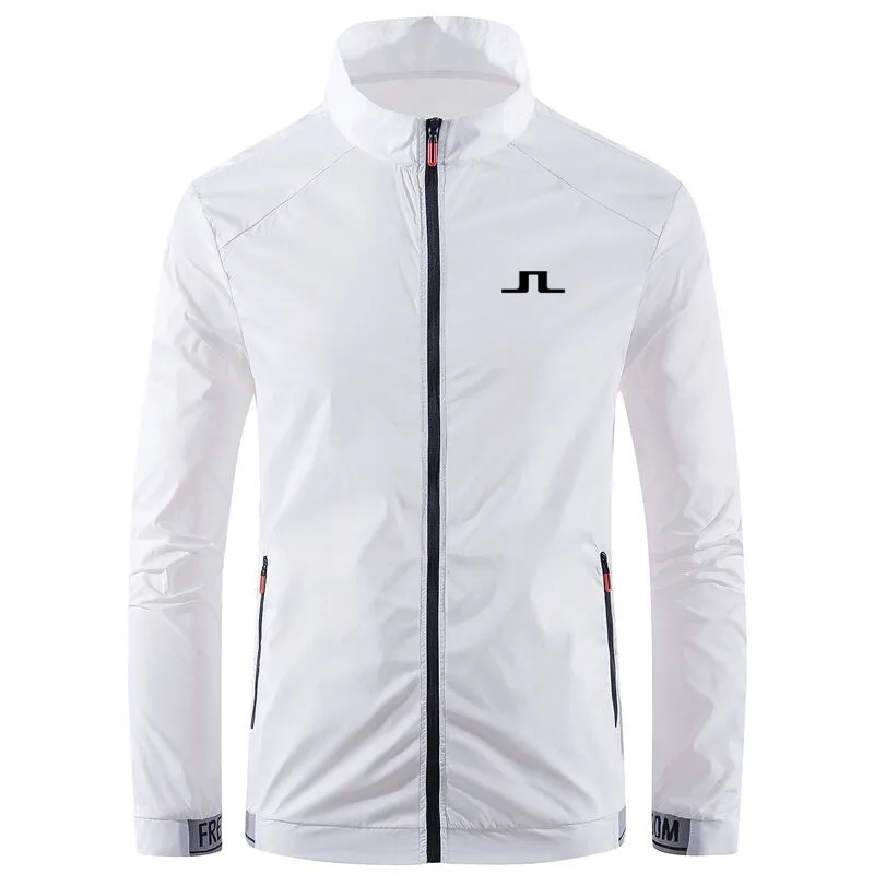 Summer Golf Jackets Men's Clothing Fashion Casual Hooded Windbreaker Men Coats Zipper Bomber Wear Top Jacket
Summer Golf Jackets Men's Clothing Fashion Casual Hooded Windbreaker Men Coats Zipper Bomber Wear Top Jacket