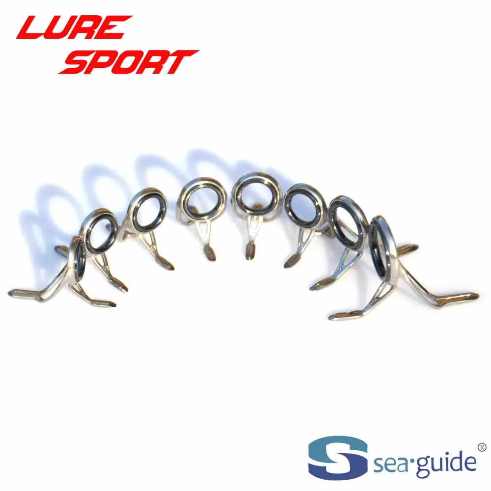 SeaGuide 8pcs Casting Guide Set SXBLSG12 LS Ring Stainless Steel Rod Building component Repair fishing pole DIY Accessory
SeaGuide 8pcs Casting Guide Set SXBLSG12 LS Ring Stainless Steel Rod Building component Repair fishing pole DIY Accessory