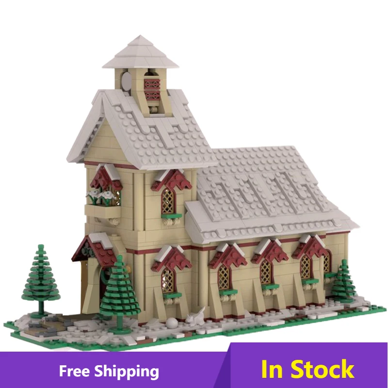 Winter Village Wedding Chapel Building Blocks MOC-31432 Architecture Church House Bricks Assemble Toys For Girl Birthday Gifts
Winter Village Wedding Chapel Building Blocks MOC-31432 Architecture Church House Bricks Assemble Toys For Girl Birthday Gifts
