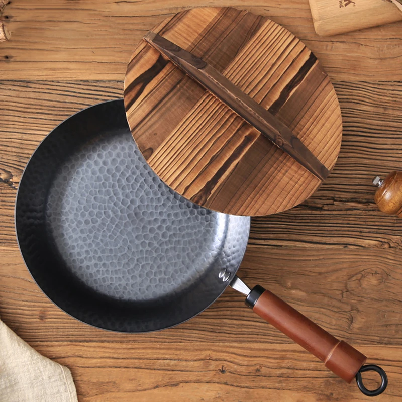 Cast Iron Wok Pan High Quality Traditional Cookware Iron Wok Induction Compatible Non-stick Frying Pan Non-coating Pan
Cast Iron Wok Pan High Quality Traditional Cookware Iron Wok Induction Compatible Non-stick Frying Pan Non-coating Pan