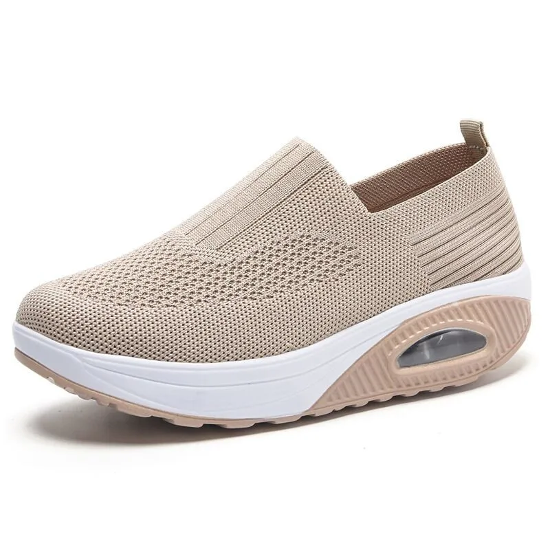 Summer Women Fashion Vulcanized Sneakers Platform Solid Color Flat Ladies Shoes Casual Breathable Wedges Ladies Walking Sneakers
Summer Women Fashion Vulcanized Sneakers Platform Solid Color Flat Ladies Shoes Casual Breathable Wedges Ladies Walking Sneakers