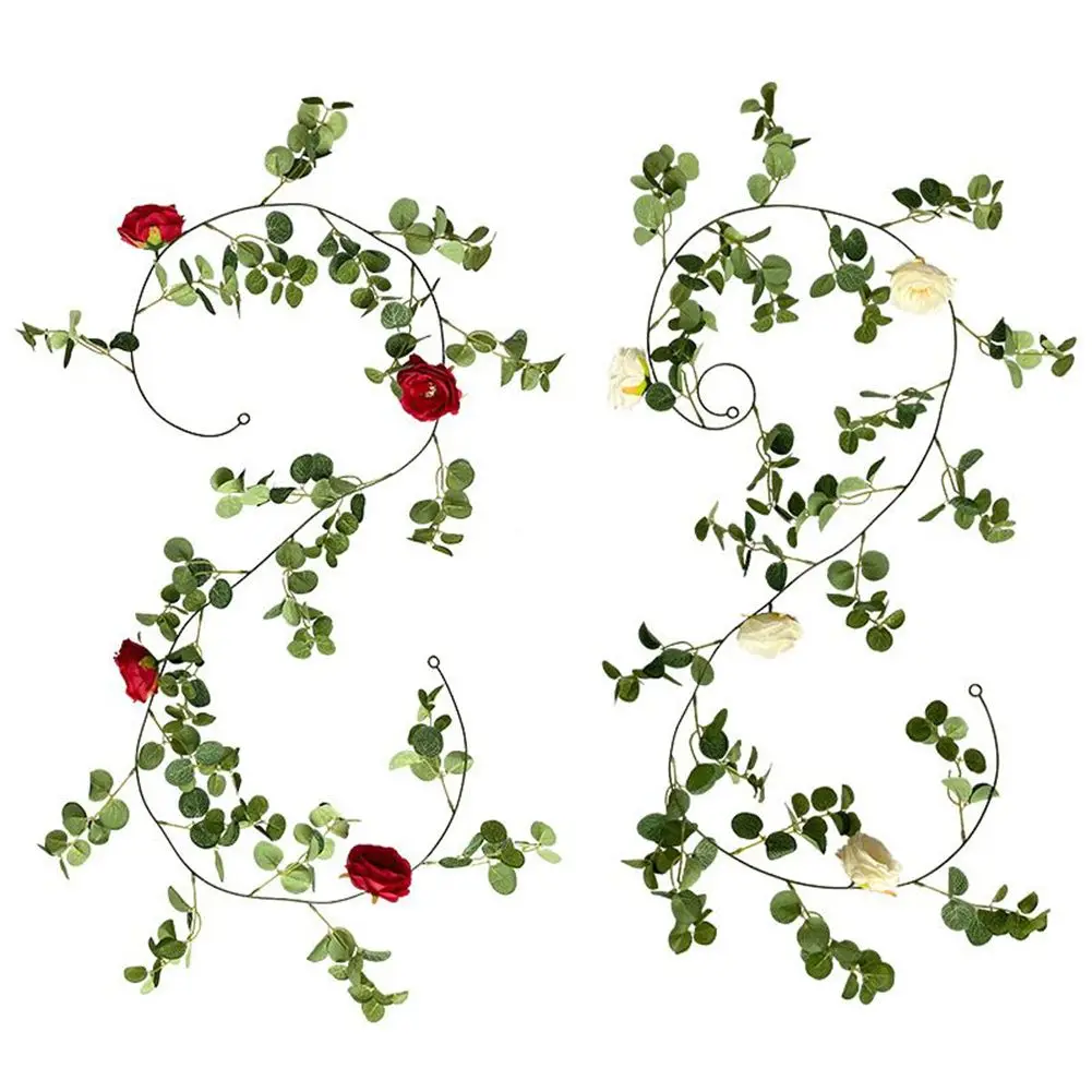 2M Artificial Eucalyptus Garland Wreath Greenery Leaf Vine Wedding Plant Decor White Red Fake Flower Home Decoration
2M Artificial Eucalyptus Garland Wreath Greenery Leaf Vine Wedding Plant Decor White Red Fake Flower Home Decoration