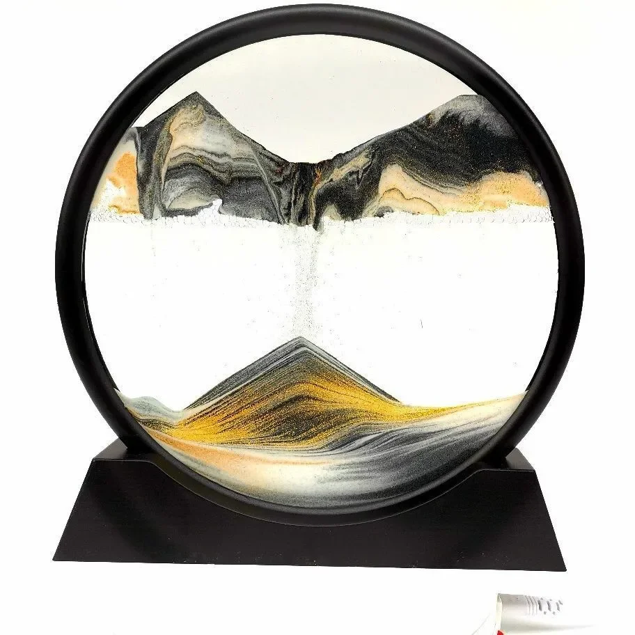 3D Flowing Sand Painting Art Hourglass Mountain View Sports Display Mobile Sand Table Office Living Room Home Decorations
3D Flowing Sand Painting Art Hourglass Mountain View Sports Display Mobile Sand Table Office Living Room Home Decorations