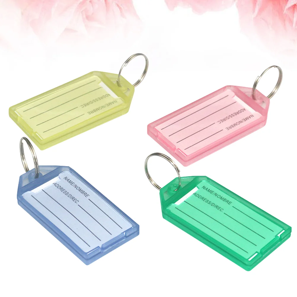 40 Pcs Colored Labels Key ID Tags Key Tag Ring Keychain Luggage Tags Suitcases Blank Labels Luggage ID
40 Pcs Colored Labels Key ID Tags Key Tag Ring Keychain Luggage Tags Suitcases Blank Labels Luggage ID
