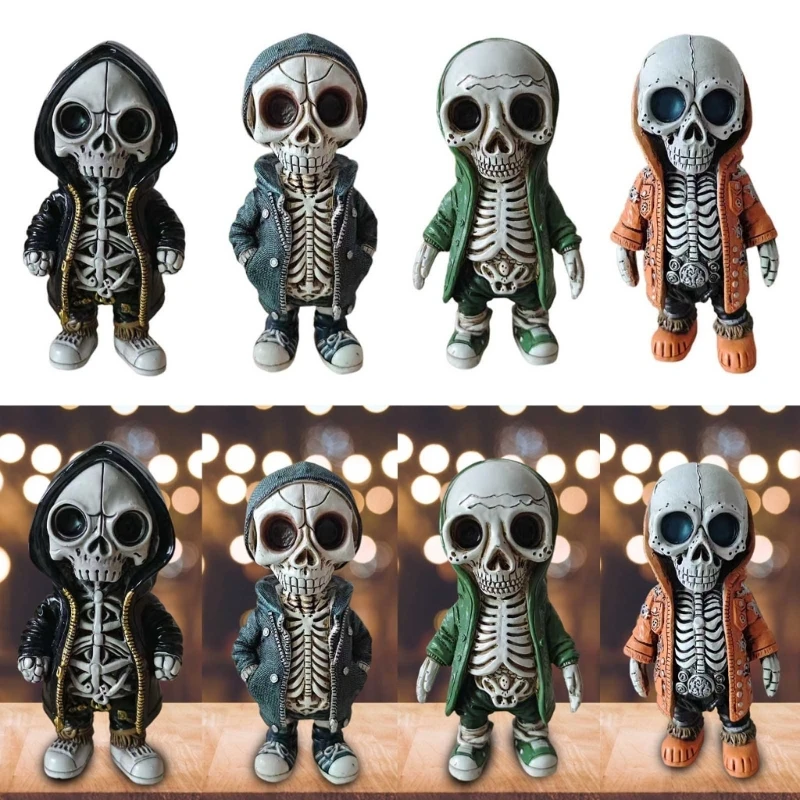 Modern Skeleton in Hoodie Resin Statue Office Dashboard Ornaments Cool Skeleton Cabin Halloween Ornaments
Modern Skeleton in Hoodie Resin Statue Office Dashboard Ornaments Cool Skeleton Cabin Halloween Ornaments