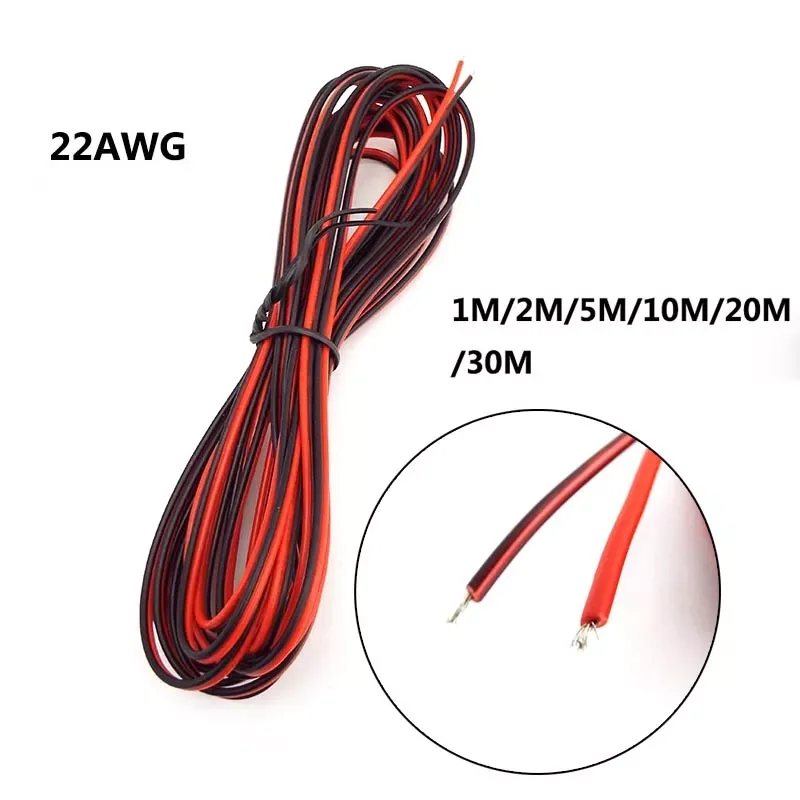 NEW2022 2pin 22awg DC power supply Extension Cable Connector Electric red black Wire Insulated PVC Line For 5050 3528 LED Strip
NEW2022 2pin 22awg DC power supply Extension Cable Connector Electric red black Wire Insulated PVC Line For 5050 3528 LED Strip