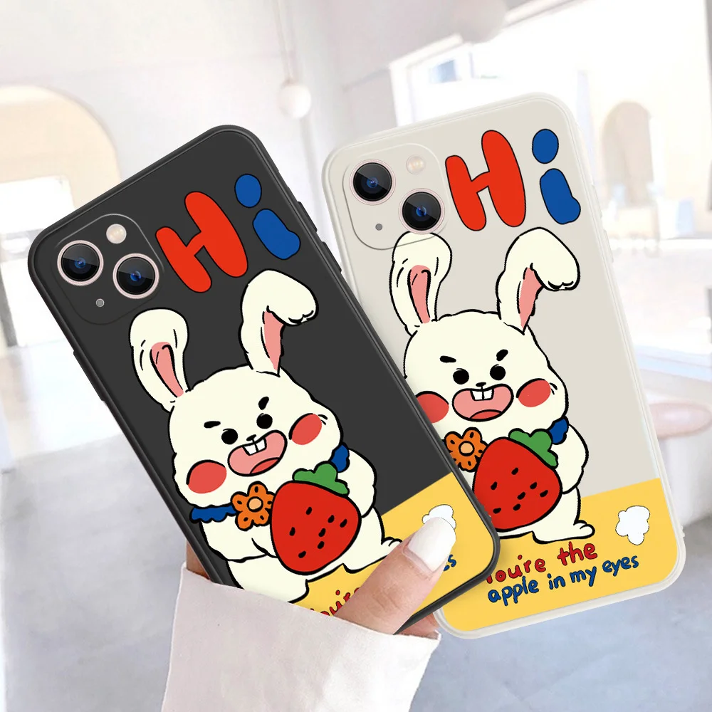 Original Strawberry Rabbit Cute Girl Network Red Pop Phone Case for 14promax Apple 12 Soft Shell iPhone 13 Fall Protection Case
Original Strawberry Rabbit Cute Girl Network Red Pop Phone Case for 14promax Apple 12 Soft Shell iPhone 13 Fall Protection Case