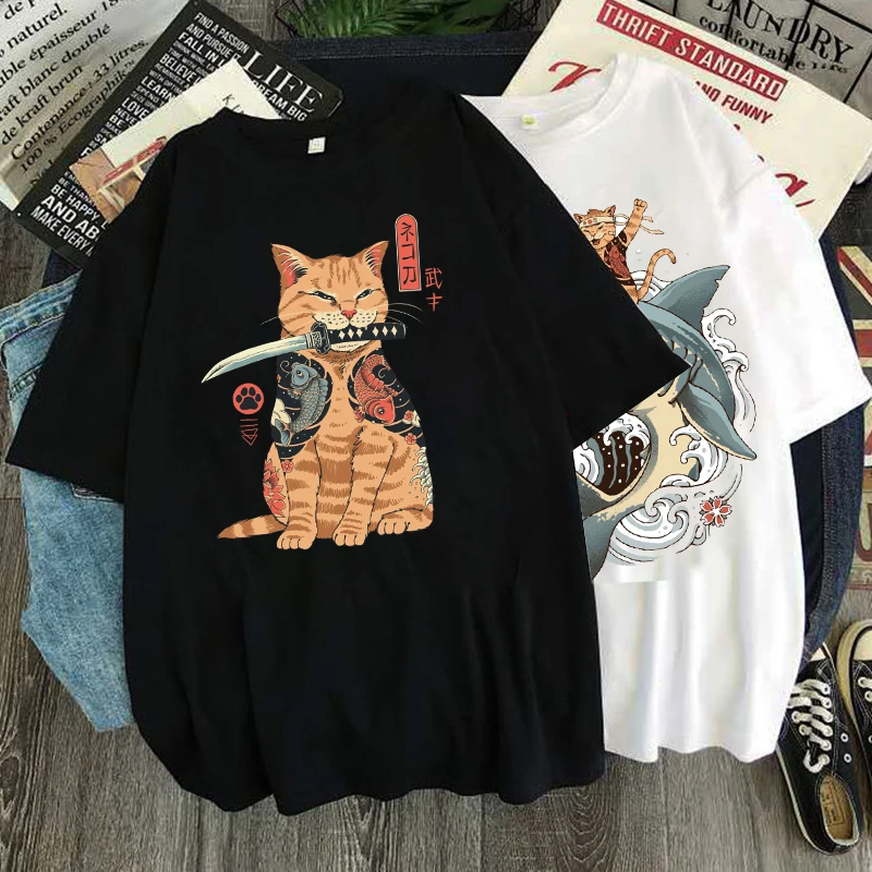 Забавные футболки Catana, футболка с японским мультяшным принтом плохой зад, кошка, футболка с коротким рукавом, винтажная Эстетическая улична...
Забавные футболки Catana, футболка с японским мультяшным принтом плохой зад, кошка, футболка с коротким рукавом, винтажная Эстетическая улична...