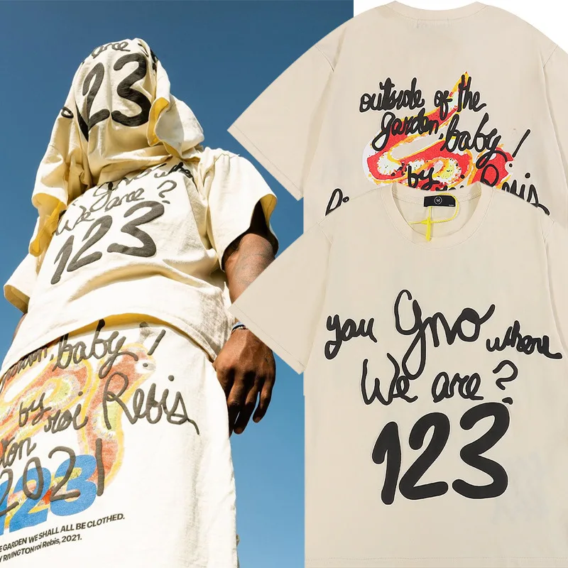 Rrr123 Rivington King Rebis 2021, Мужская футболка с коротким рукавом и надписью «Три-ди», мужская и женская уличная одежда
Rrr123 Rivington King Rebis 2021, Мужская футболка с коротким рукавом и надписью «Три-ди», мужская и женская уличная одежда