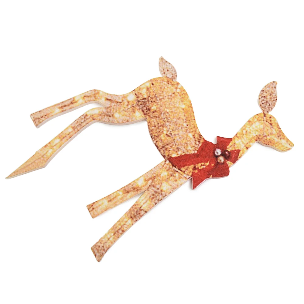 1pc Christmas Deer With LED Light Luminous Reindeer Ornament Xmas Holiday Gift Art Crafts New Year Christmas Decorations Navidad
1pc Christmas Deer With LED Light Luminous Reindeer Ornament Xmas Holiday Gift Art Crafts New Year Christmas Decorations Navidad