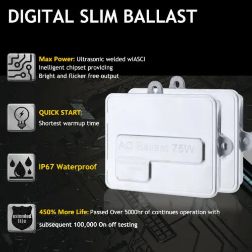 75W Winetis 880 881 Hid Conversion Fog Driving Light Bulbs Xenon 5000K Oem White
75W Winetis 880 881 Hid Conversion Fog Driving Light Bulbs Xenon 5000K Oem White