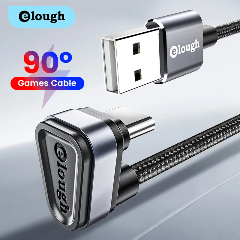 Elough 2.4A USB Type C Cable Fast Charging 90 Degree Elbow USB C Cable For Samsung S9 S10 Xiaomi Redmi Huawei Type C Data Cord
Elough 2.4A USB Type C Cable Fast Charging 90 Degree Elbow USB C Cable For Samsung S9 S10 Xiaomi Redmi Huawei Type C Data Cord