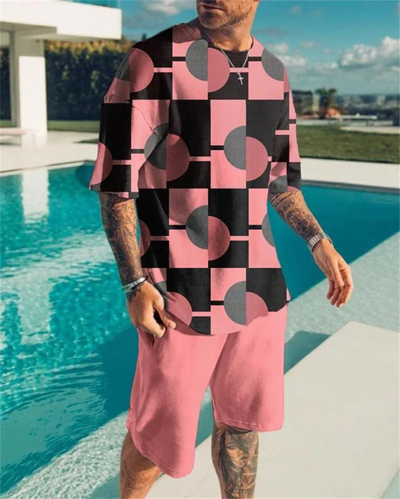 Summer Men Luxury Popular Chinese Style Casual T Shirt Tracksuit 2 Piece Set 3d Print Beach Wild Short Sleeve O-neck Clothing
Summer Men Luxury Popular Chinese Style Casual T Shirt Tracksuit 2 Piece Set 3d Print Beach Wild Short Sleeve O-neck Clothing